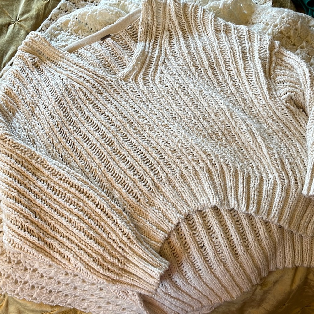 Chunky ivory sweater